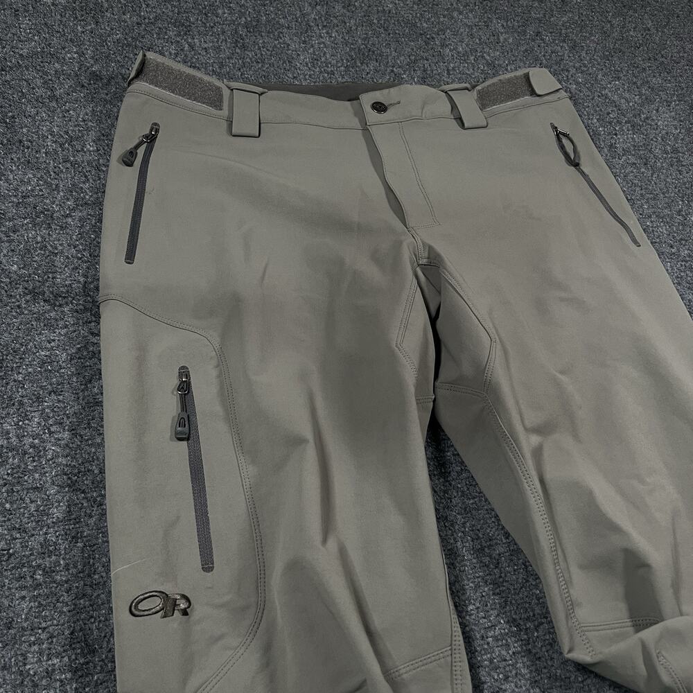Outdoor Research Cirque Pants Men’s XL Snowboard Ski Olive Green Softshell